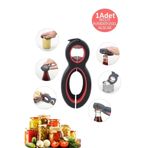 Rosemor 1 Adet Kavanoz Konserve Açacağı 6+1 Fonksiyonlu Kola Şişe Kapağı