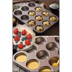 Rosemor Muffin Kalıbı 12'li Kek Pasta Kurabiye Cupcake Lüx Muffin Kalıbı Kek Çörek Fırın Kapsülü