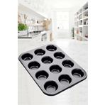 Rosemor Muffin Kalıbı 12'li Kek Pasta Kurabiye Cupcake Muffin Kalıbı Kek Çörek Fırın Kapsül Tepsisi