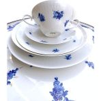 Rosenthal Alman Rosenthal Studio Linie Beyaz Mavi Tek Kişilik Yemek Takımı