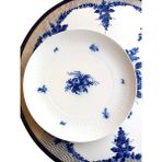 Rosenthal Damga Servis Tabağı - Beyaz - Mavi