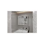 Rosepal Mobilya Banyo Tuvalet Aynalı Beyaz Dolap 65'