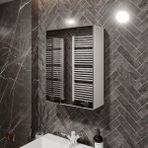 Rosepal Mobilya Banyo Tuvalet Aynalı Dolap Beyaz
