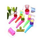 RoseRoi 3 Adet Saksafon Top Üfleme Oyunu Eğitici Oyuncak Karne Hediyesi Okul Hediyesi