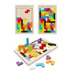 RoseRoi Ahşap Blok Tetris Zeka Oyunu