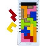 RoseRoi Ahşap Tetris Eğitici Oyun Seti