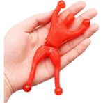 Roseroi Cama Yapışan Örümcek Adam Oyuncak 6 Adet Spiderman - Renkli
