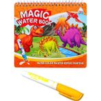 RoseRoi Magic Water Book Dinazorlar Diyarı Boyama Kitabı Seti - Renkli