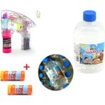 Roseroi Pilli Köpük Tabancası + 500 ml Likit Baloncuk Sıvısı - Renkli