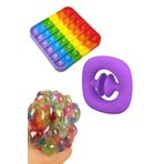 RoseRoi Popit Eğitici Oyuncak Üçlü Eğitim Seti