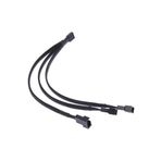 Roses Store Alfais 4303 Fan Çoklayıcı Y Pwm Kablosu 4 Pin Switch 3 Pin 3 Port