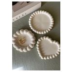 Roses ÜÇLÜ DEKORATİF TABAK SETİ (TAKI, HEDİYELİK)