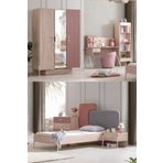 Rosetta Genç Odası - 3 Kapılı Dolap, Karyola, Komodin, Masa, Şifonyer, Kitaplık