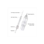 ROSEVELT Kalıcı Makyaj Iğnesi (0,16 MM) 10 Adet 1r Vidalı Contalı PRA-5186165-4614