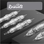 Rosevelt Kalıcı Makyaj Iğnesi 0,16 mm 20 Adet 1r Rosevelt Vidalı Contalı Metal Uçlu