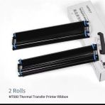 Rosh MT800 & Gt1 Taşınabilir A4 Termal Transfer Yazıcı Için Rfıd Fonksiyonu ile Hprt 2 Rolls Termal, MT800 & Gt1 Yazıcı Toneri - Siyah