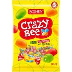 Roshen Crazy Bee Yumuşak Şeker 200 gr | Meyve Sulu Jelibon, Dolgulu, Çiğnenebilir Şekerleme | Karışık Meyve Aromalı Atıştırmalık