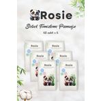 Rosıe %100 Doğal Bebek Temizleme Pamuğu 6'Lı Paket