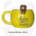 Rosie Ayı Figürlü Seramik Kupa 350 ml - 1 Adet