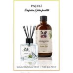 Rosie Rosıe Paçuli Koku Seti, Yedek Şişe 250 ml + Çubuklu Oda Kokusu 100 ml - yok - Şeffaf