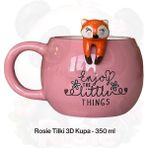 Rosie Tilki Figürlü Seramik Kupa 350 ml - 1 Adet