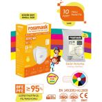 Rosimask Ffp2 Çocuk Maske (6-12 Yaş) 10 Adet Sarı Maske