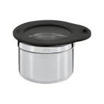 Rösle 16553 8 cm 0,30 lt Airtight Paslanmaz Çelik Cam Silikon Kapaklı Saklama Kabı