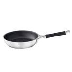 RÖSLE SILENCE PRO kızartma tavası, çizilmeye karşı dayanıklı birinci sınıf yapışmaz kaplama ProResist, silikon sap, 28 cm, paslanmaz çelik 18/10, indüksiyonlu ocaklara uygun, bulaşık makinesinde