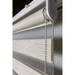 Rossa Home Concept Ithal Bambu Krem Bambu Stor Zebra Perde Etek Dilimsiz