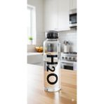 Rossel Premium Borosilikat Cam Matara 500 Ml Siyah H2o81460