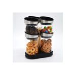 Rossel Premium Döner Standlı Cam Baharatlık-DC1.TR.3480