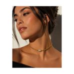 Rossetto Atelier Almond Stone Choker Kolye