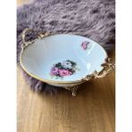 Rossev Antique Kulplu Yuvarlak Kase 36 cm