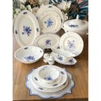 Rossev Blue Garden 62 Parça 12 Kişilik Yemek Takımı