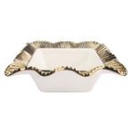 Rossev Lace Kare Gold 28 cm Salata Kasesi