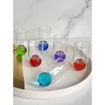 Rossev Mix Diamond Color 6'lı Kahve Yanı Su KADEH-100ML - 6 Adet - 100 ml