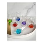 ROSSEV Mix Diamond Color 6'Lı Kahve Yanı Su Kadeh-100ml