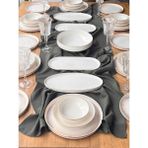 Rossev Modern Point 35 Parça 6 Kişilik Yemek Takımı