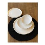 Rossev Modern Silver 24 Parça 6 Kişilik Yemek Takımı