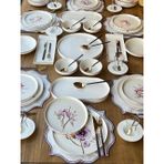 Rossev Modern Violet 83 Parça 6 Kişilik Yemek Takımı