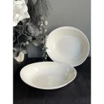 Rossev Pera 29 cm 2'li Oval Salata Kasesi - Porselen - Renkli