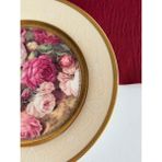 Rossev Porselen Pasta Tabak 6 Kişilik 24K Flores - 100 ml - Pembe
