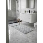 Rossev Tavşan Tüyü Gri Klozet Takımı Banyo Paspası Kaymaz Tpr Taban Yıkanabilir 2'li Set 40X60-60X100