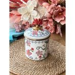 Rossev Vintage Emaye Kavanoz-12 cm - Renkli