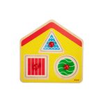 Rossie 48213 Ahşap Geometrik Ev İlk Yapboz