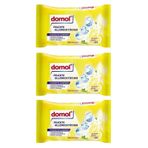 Rossmann 3'Lü Domol Islak Temizlik Bezi Çok Amaçlı, Limon Kokulu 50 Adet