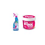 ROSSMANN Leke Çıkarıcı Sprey Yıkama Öncesi Oxi Güç 750 Ml ve the pink stuff mucizevi temizlik macunu 850 gr