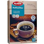 ROSSMANN Rubin Kahve Filtresi No 4 Doğal Kahverengi Renkli 100 Adet Filtre