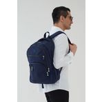 Rosso Collina Unisex imperteks Kumaş Su Geçirmez Büyük Boy Çok Gözlü Seyahat Sırt Çantası üniversite Okul Çantası