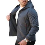 Rosspall Erkek Mat Mevsimlik Mont - Zarif ve Fonksiyonel - Antrasit - 2XL